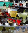 Collage of cocktail photos